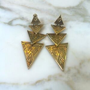 House of Harlow earrings